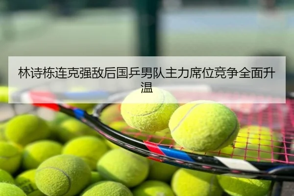 林诗栋连克强敌后国乒男队主力席位竞争全面升温
